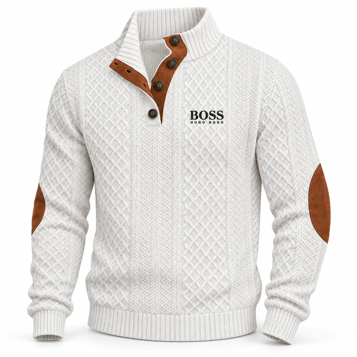 Button-Neck Sweaters
