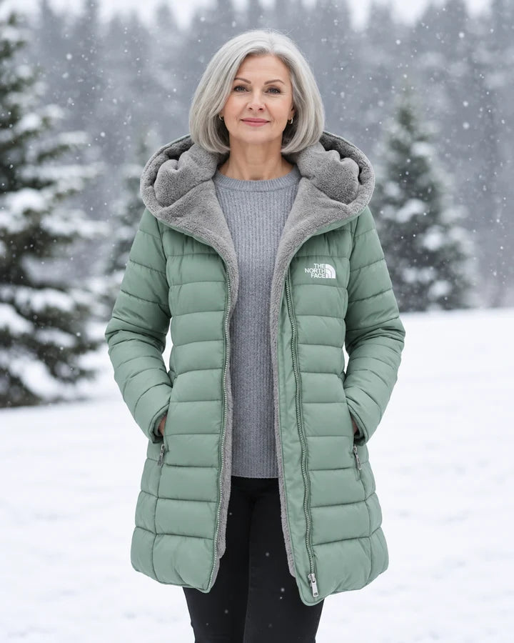 Fleece Lined Quilted Coat