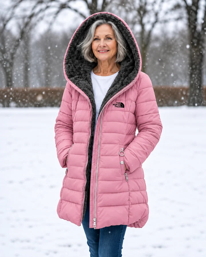 Fleece Lined Quilted Coat