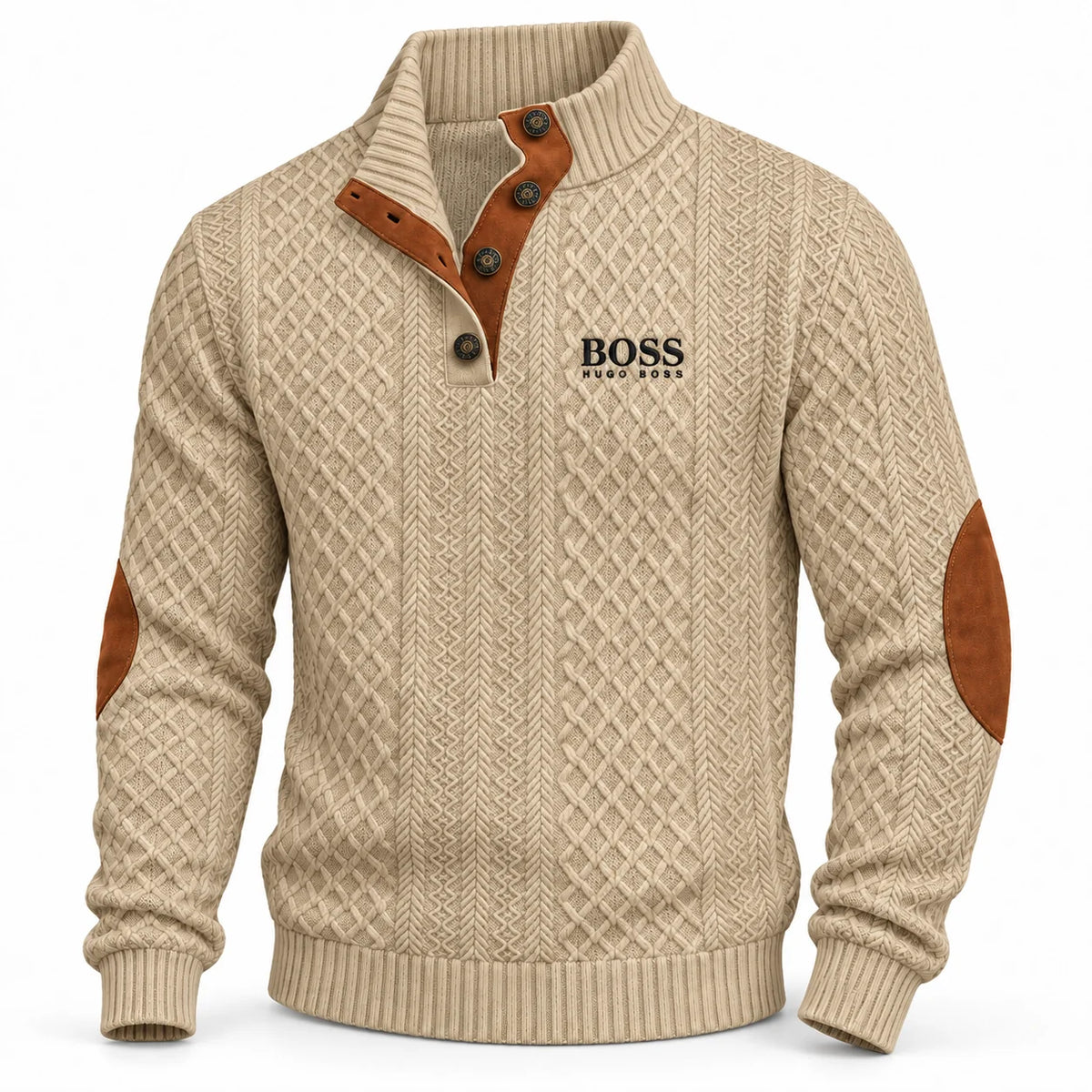 Button-Neck Sweaters