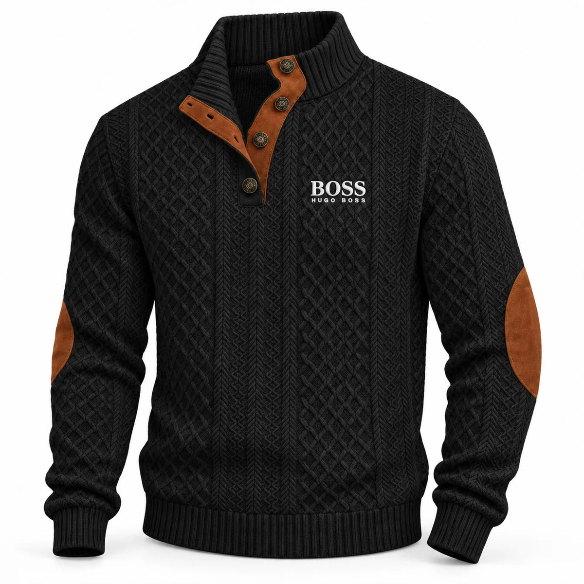 Button-Neck Sweaters