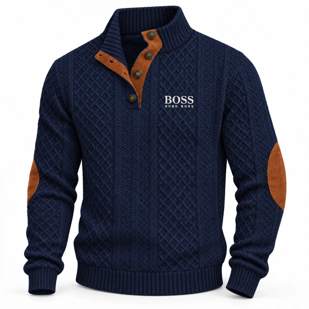 Button-Neck Sweaters